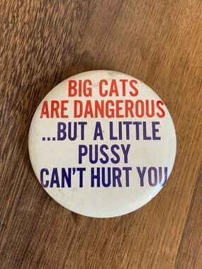70's Big Cats Pin